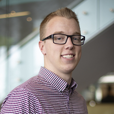 Photo of student leader Trevor Gansekoele