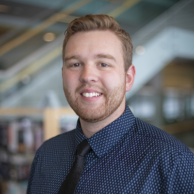 Photo of student leader Mitchell Hanniman