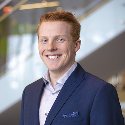 Photo of student leader Parker Anderson