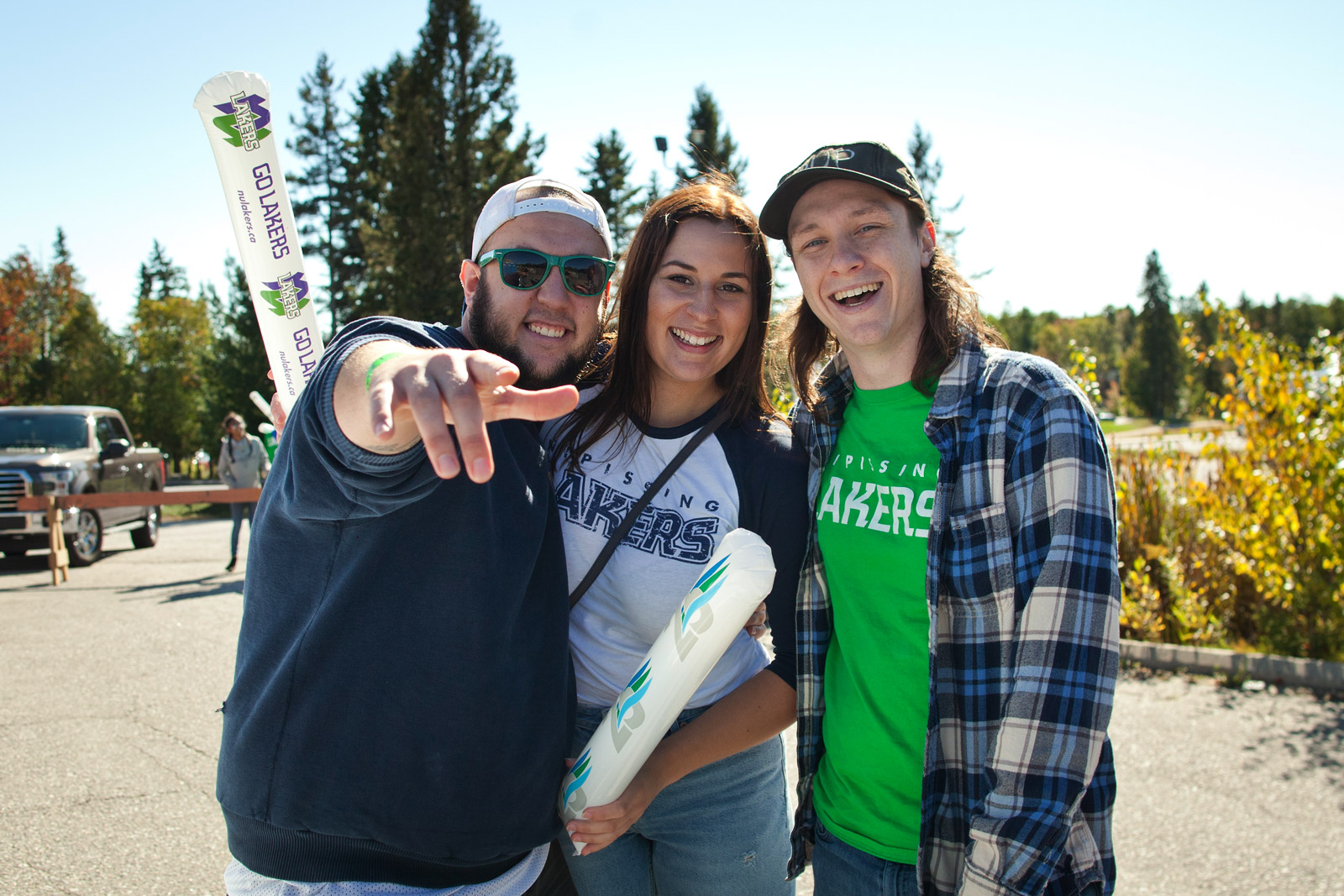 Students at Homecoming