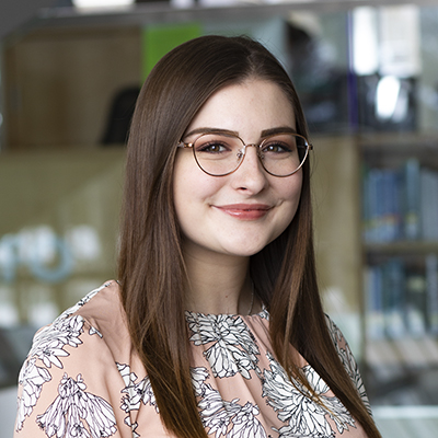 Photo of student leader Julianne Sevigny