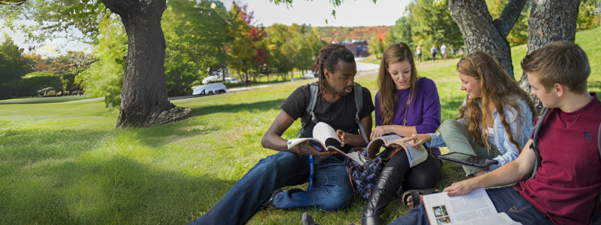Group of students on campus
