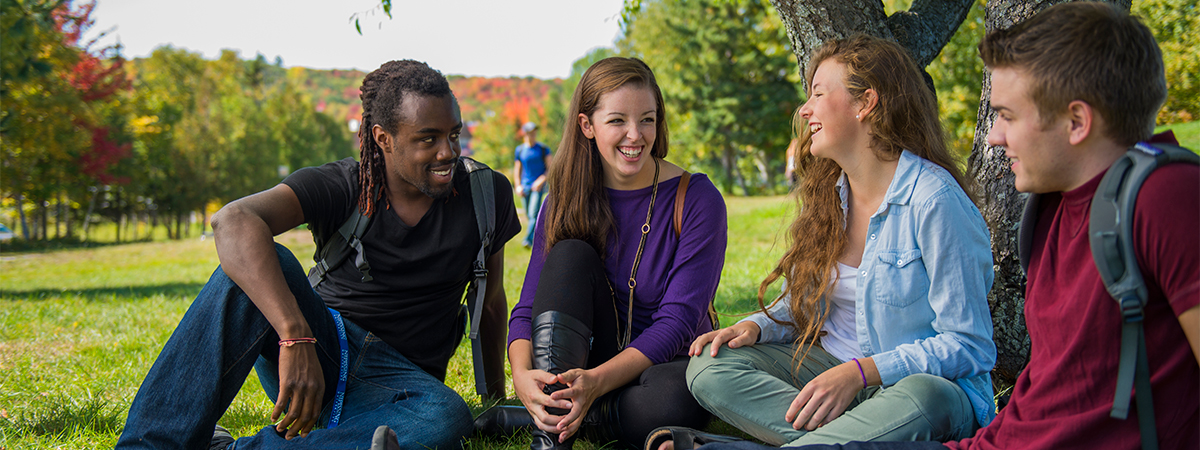 Students on campus