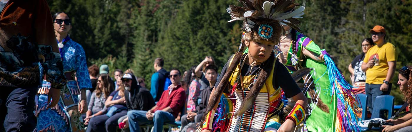 Pow wow dancer