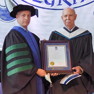 Thomas Palangio receives a Honorary Degree 2022
