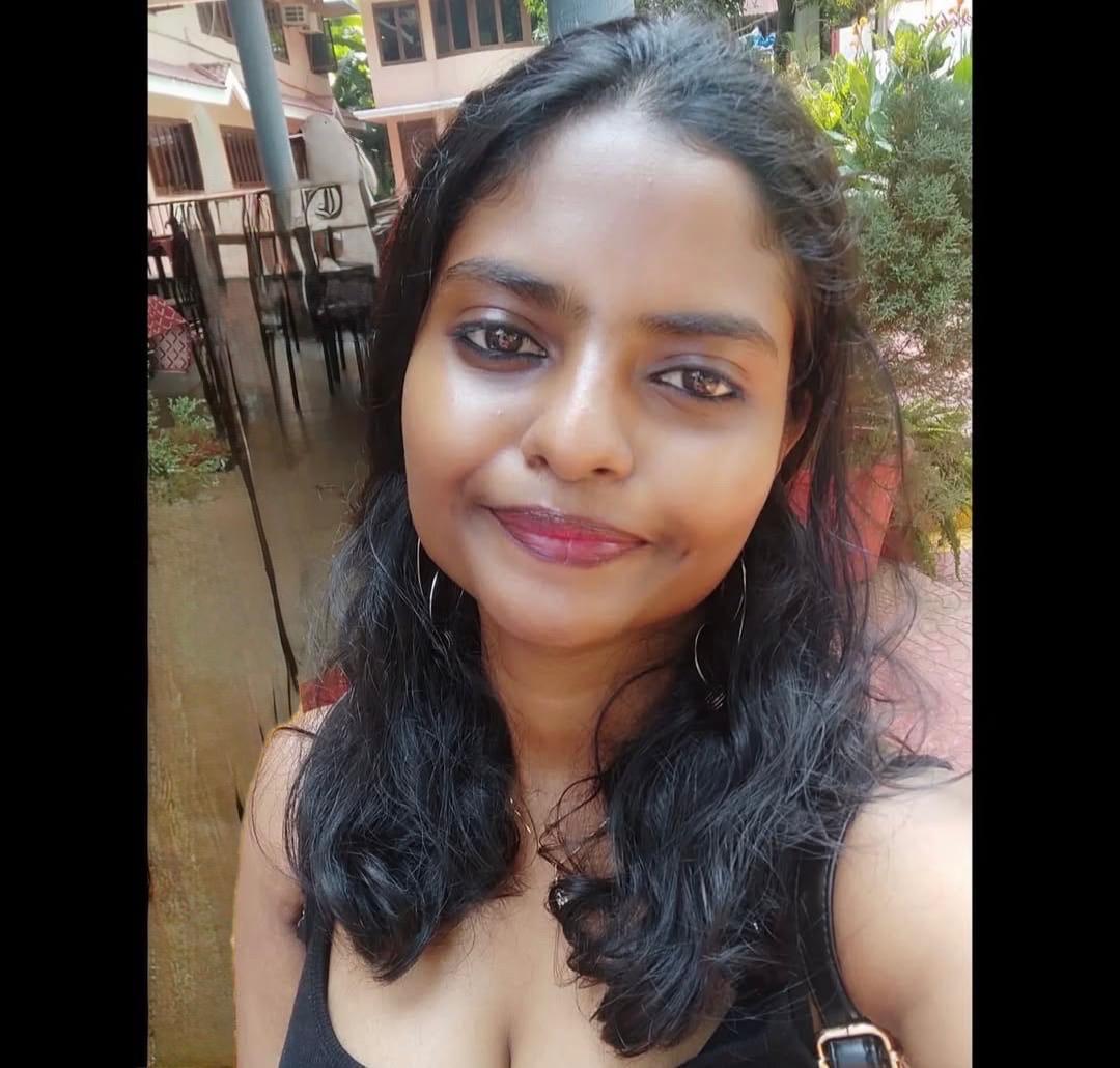 A woman taking a selfie