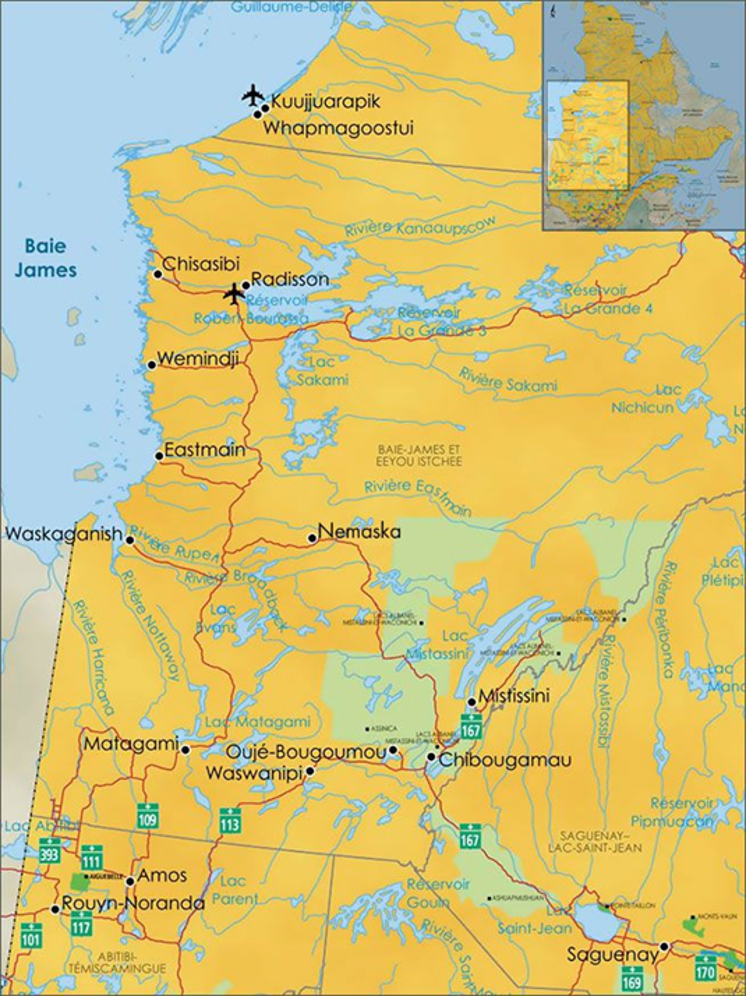 Cree School Board Map