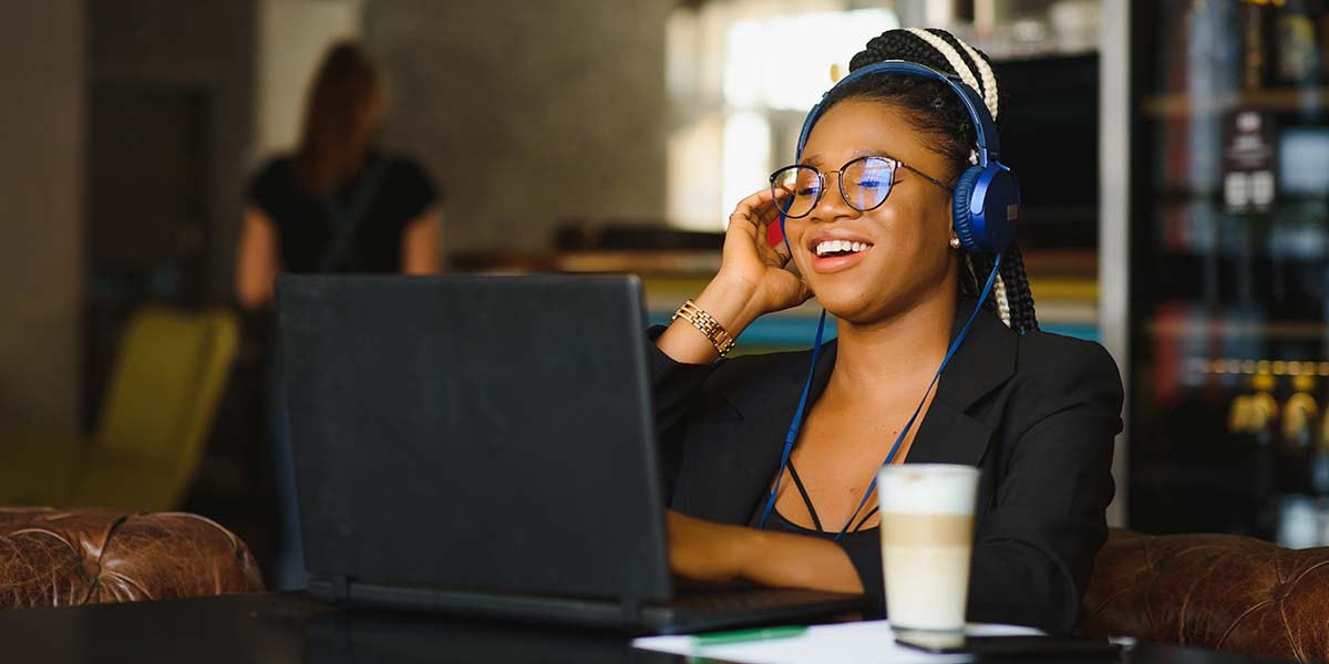 Female Language Proficiency Test student