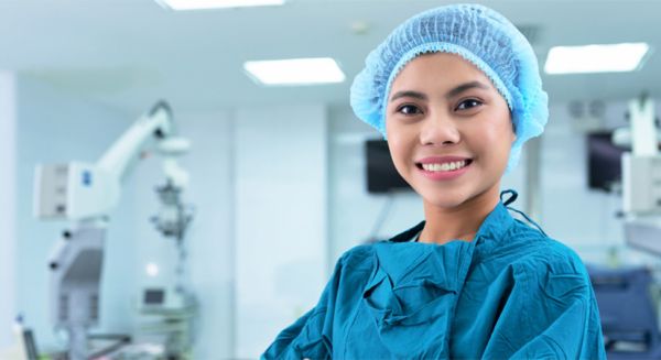 Nurse in operating room