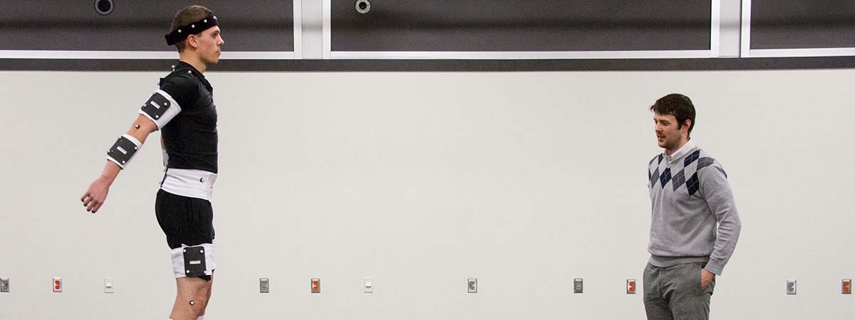 Master of Science in Kinesiology motion capture lab