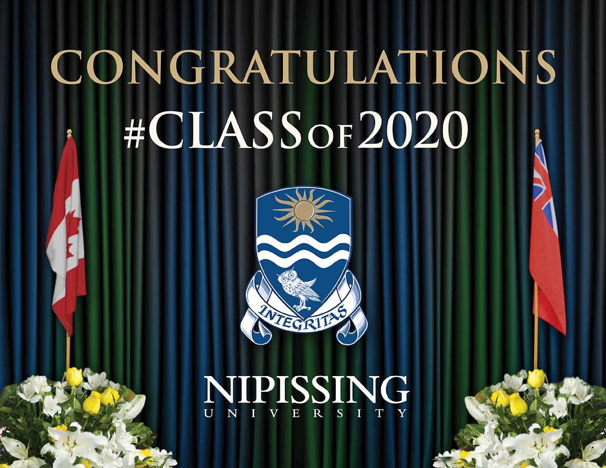 Virtual Convocation - Window Sign - Congratulations Class of 2020