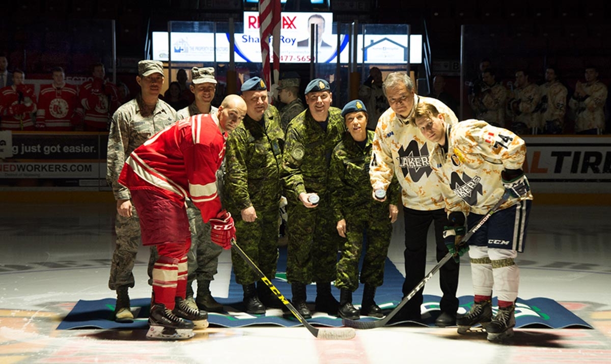 Lakers Hockey Military Appreciation Game