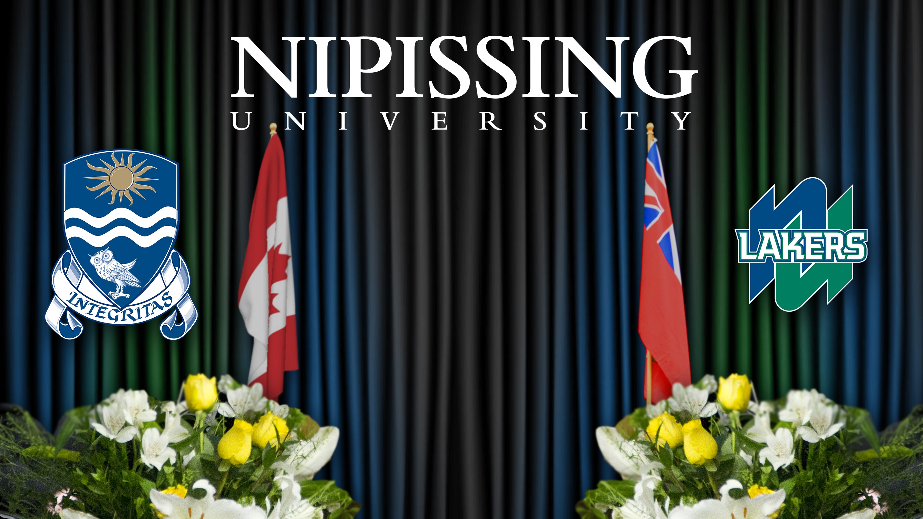 Nipissing University Virtual Convocation Background - Horizontal