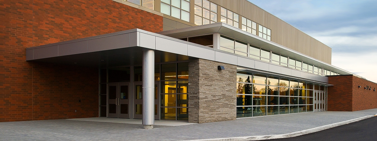 RJ Surtees Student Athletic Centre exterior