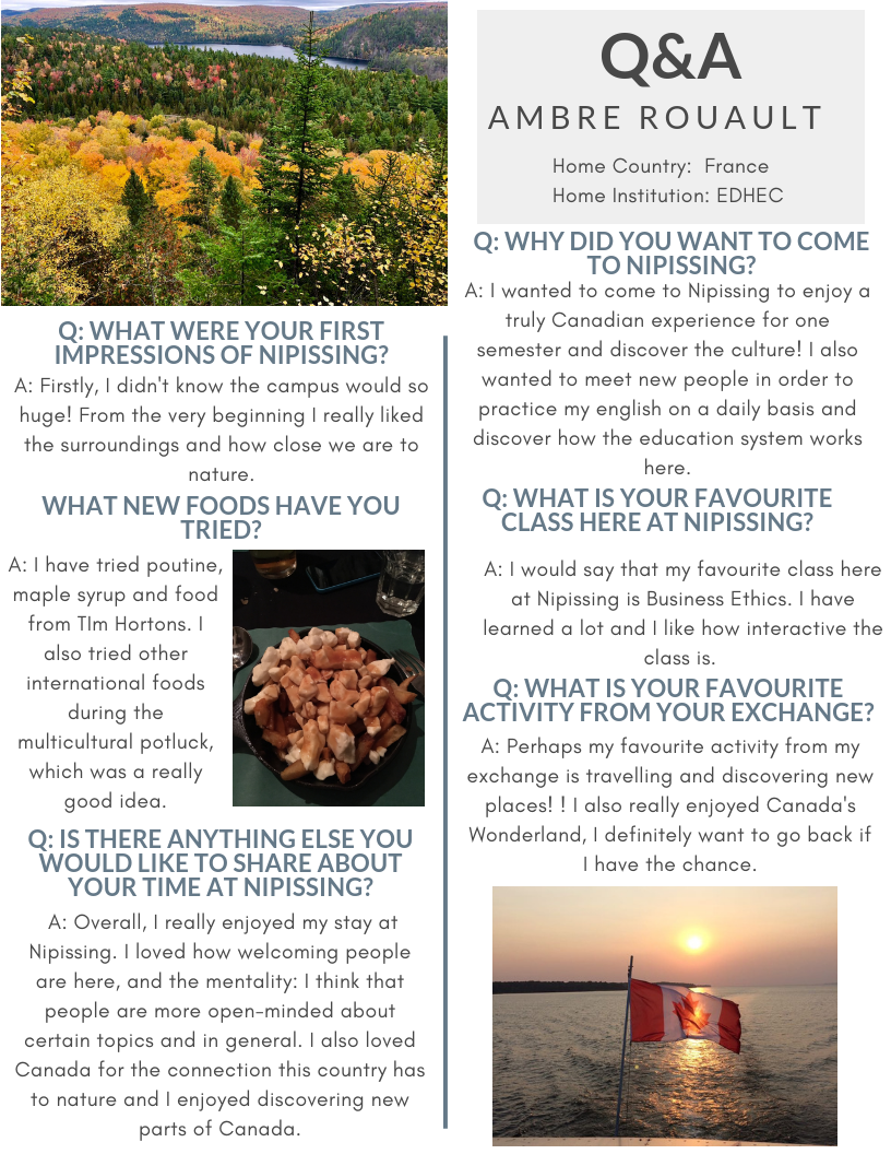 Ambre Rouault Q and A