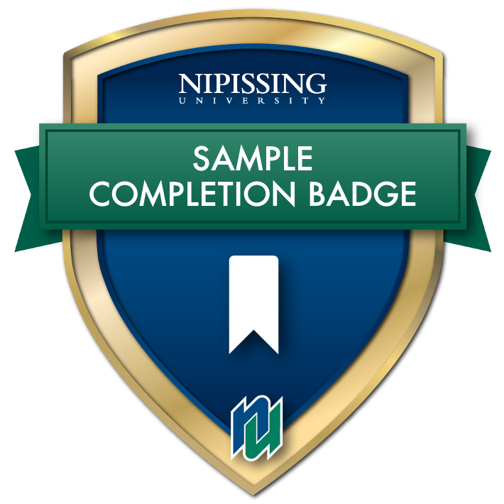 eLearning Sample Completion Badge