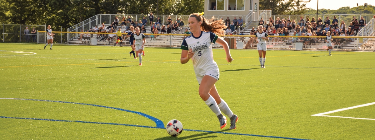 Laker soccer player on the field