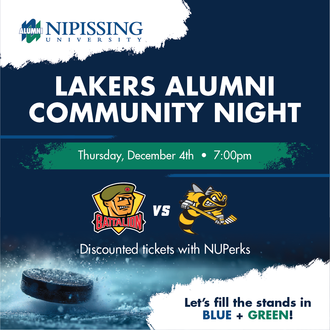 Lakers Alumni Community Night Poster