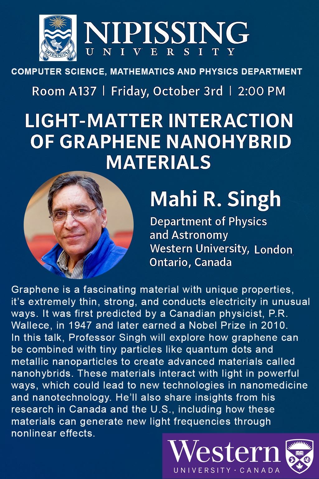 Light-Matter Interaction in Graphene - Poster