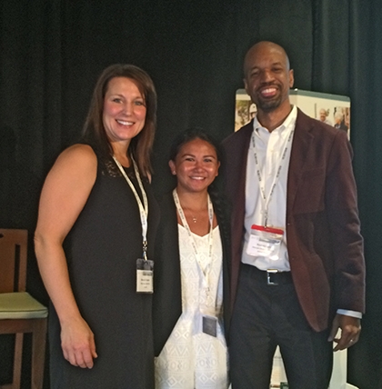 Photo of Dr. Brenda Bruner and Val Confesor