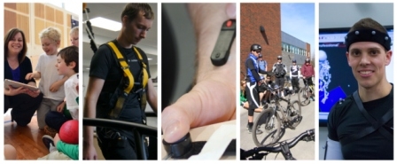 Photo of activities in the Centre for Physical and Health Education