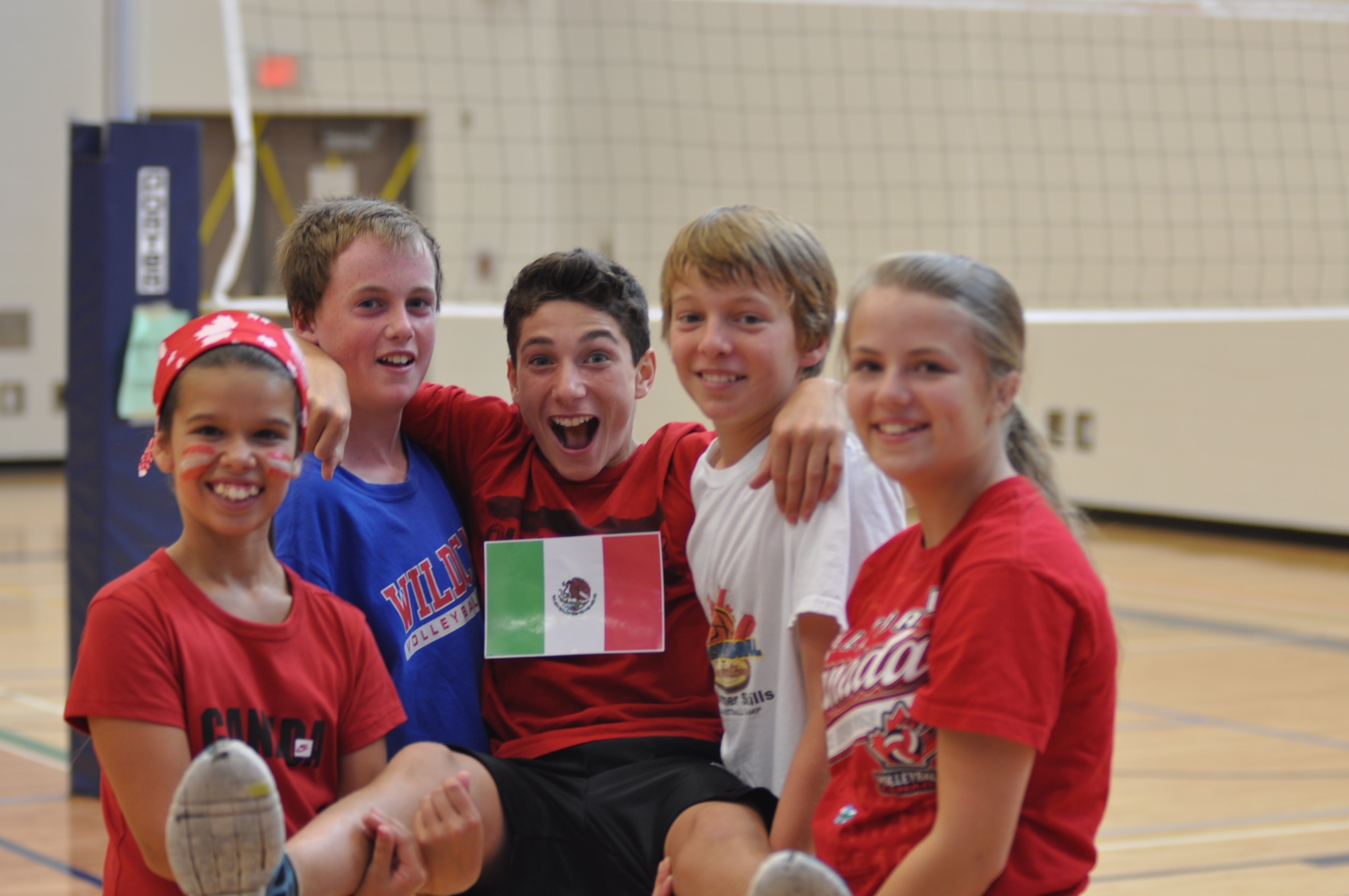 Photo of kids in a gym