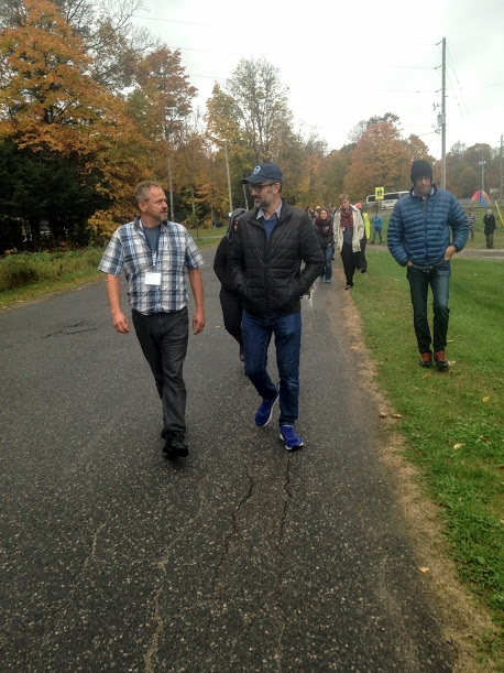Photo of people walking on a trail