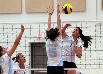 Photo of volleyball players