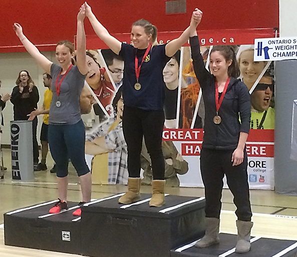 Jenni Sundin on podium