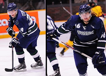 Men's Hockey Conor O'Donnell and Grant Toulmin