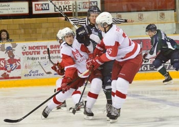 Photo of hockey game