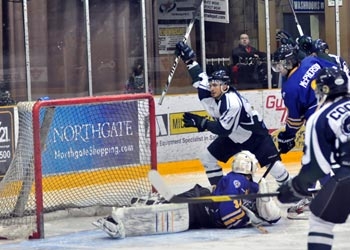 Photo of hockey game