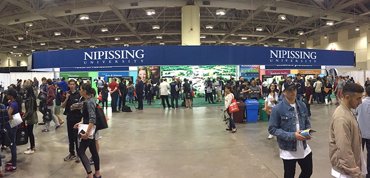 Photo of Nipissing University OUF booth
