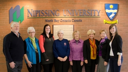 Photo of people at media event