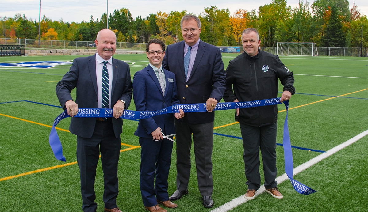 Turf Field Ribbon Cutting