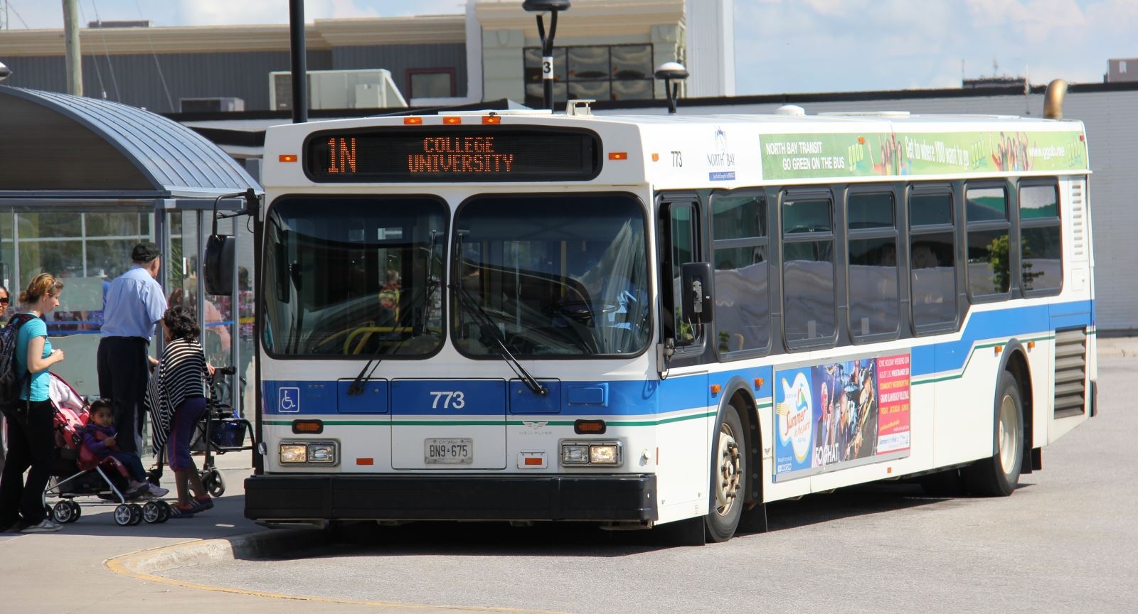 Photo of North Bay city bus