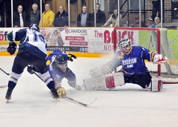Photo of hockey game