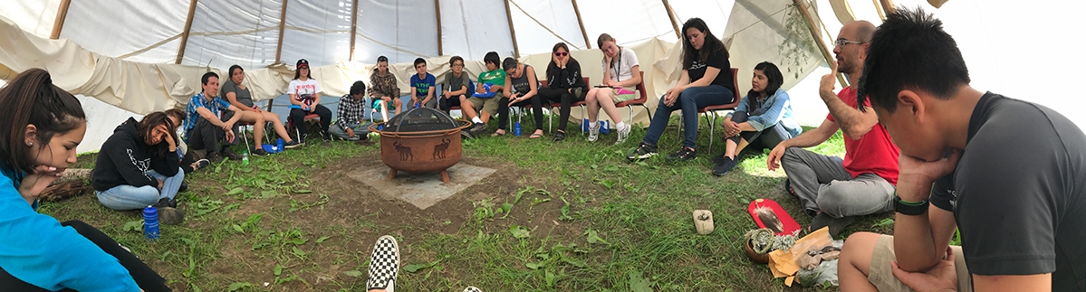 Group in Tipi