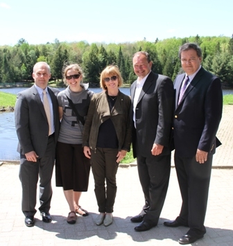 Photo of Officials at Trails media event