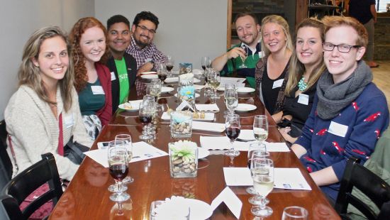 Group at table