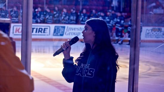 National anthem singer