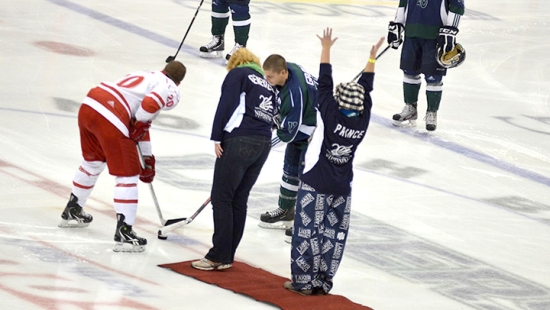 Homecoming 2012 hockey game