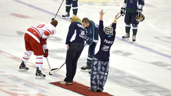 Homecoming 2012 hockey game