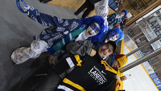 Homecoming 2012 hockey game