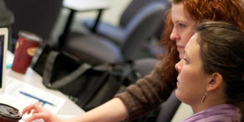 a student attending a professional development course