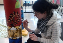 Kirby Redick Sky Woman installation