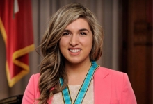 Michelle Schenk portrait with medal