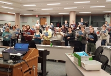 Near North Voices rehearsal