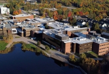 Nipissing University Campus and pond