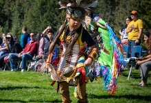 Pow wow dancer
